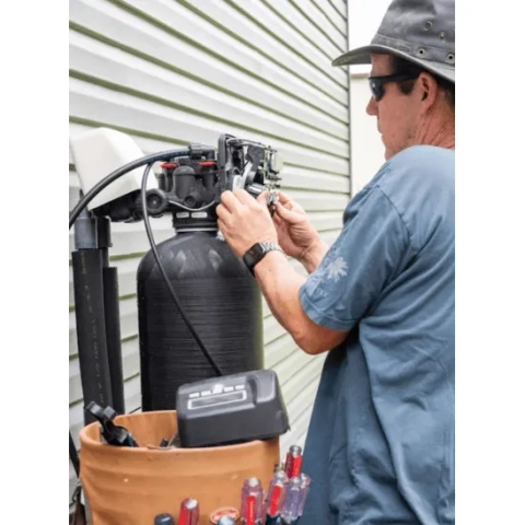 Fritton Water Inc residential water softener featuring a high-performance Autotrol control valve