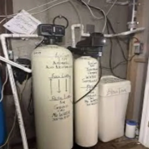 Customized private well water conditioning hardware tailored to eliminate blue-green copper staining, balance water alkalinity, and extend the life of household water appliances by Gaithersburg Plumbing PRO