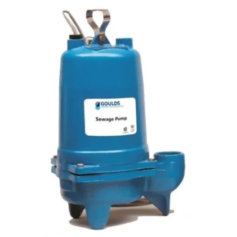 Goulds WS0311B sewage pump by Xylem featuring durable submersible design for efficient wastewater and drainage management systems