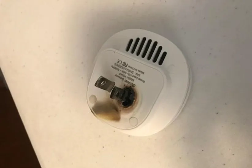 Govee Water Leak Detector Sensor Caught on Fire Easily