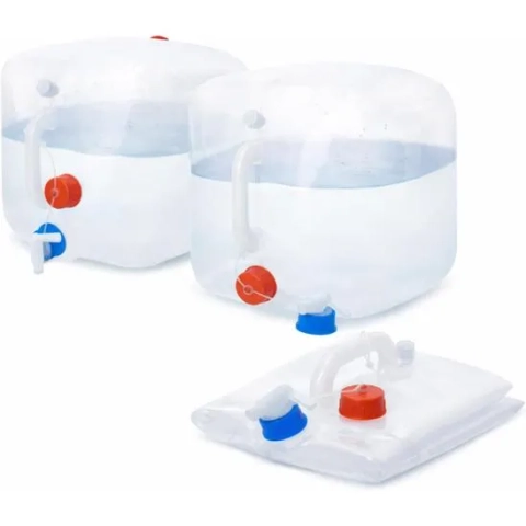 Gowithwind BPA Free Collapsible Water Container Jug (2 Packs- 5.3 Gallon)