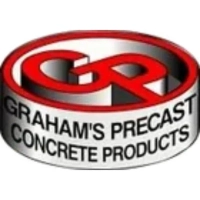 Graham's Precast logo, Kyogle-based experts in concrete troughs and civil construction solutions.