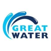Great Water Filters logo showing services for clean drinking water in Sydney, Perth, and Brisbane