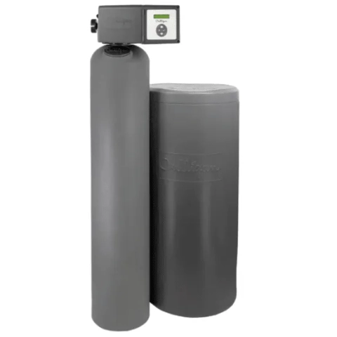Culligan HE Municipal Water Softener featuring integrated chlorine filtration and high-efficiency smart technology