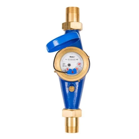 Hunter HC075FLOWB flow meter, providing total system and zone water use reports for Hydrawise-enabled controllers. (Character Count: 109)