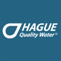 Logo for Hague Quality Water, a company specializing in residential and commercial water treatment systems.
