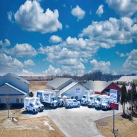 Hauser's Water Systems in Manchester, IA fleet for water softening and filtration services.