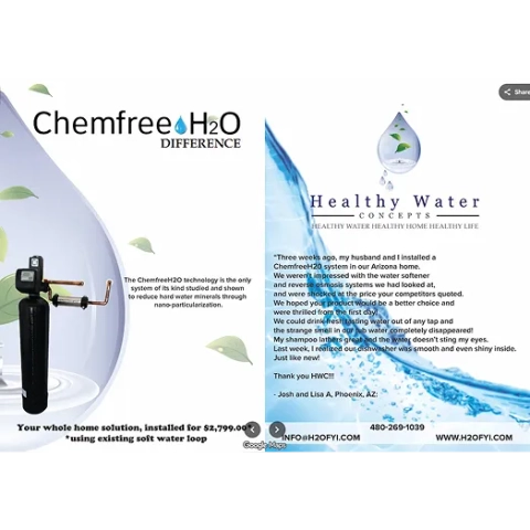 Healthy Water Concepts LLC Water Softener