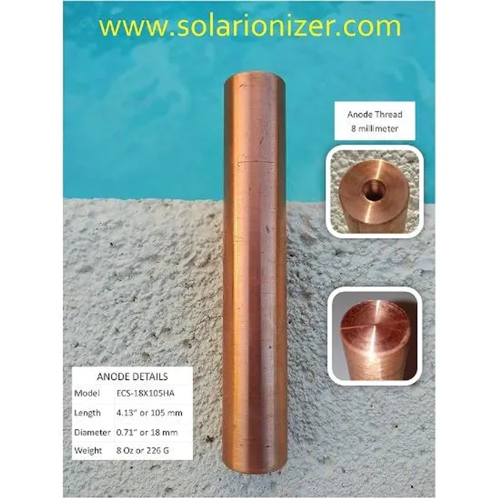 Hilltop Solar Solar Pool Ionizer with 14.0 Volts LED