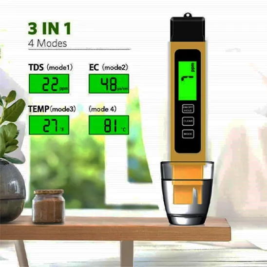 Hofun Water Quality Tester, Digital Temperature, Conductivity, and TDS meter