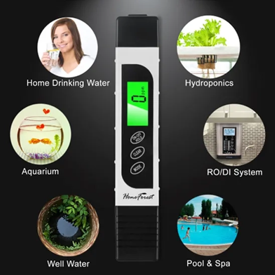  HoneForest 3 in 1 TDS Meter - HFTDS-M7