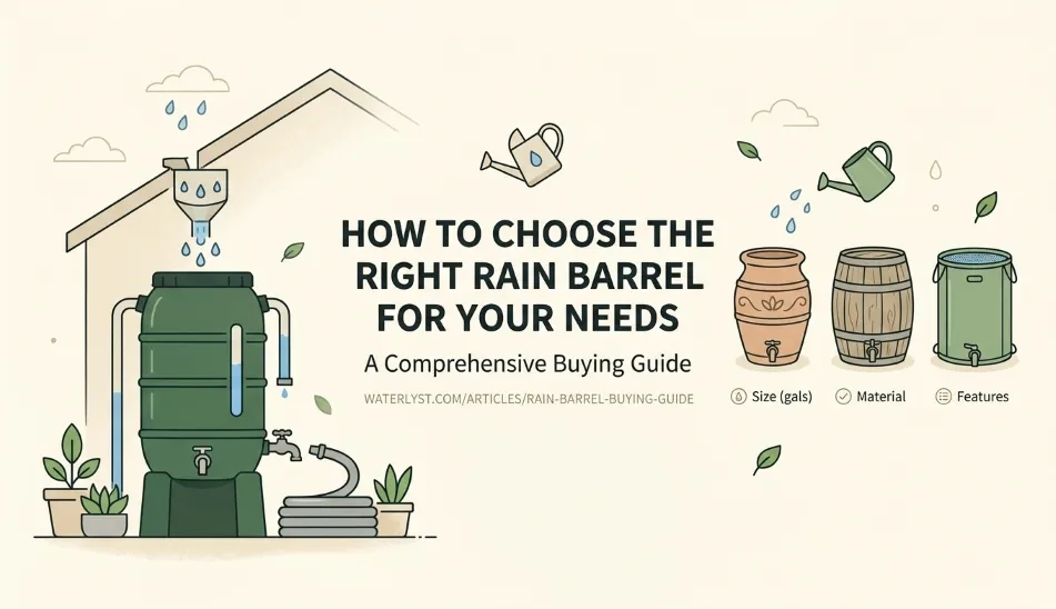 How to Choose The Right Rain Barrel for Your Needs: A Comprehensive Buying Guide
