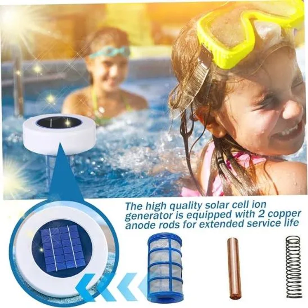 Hperu Large Capacity Solar Pool Ionizer