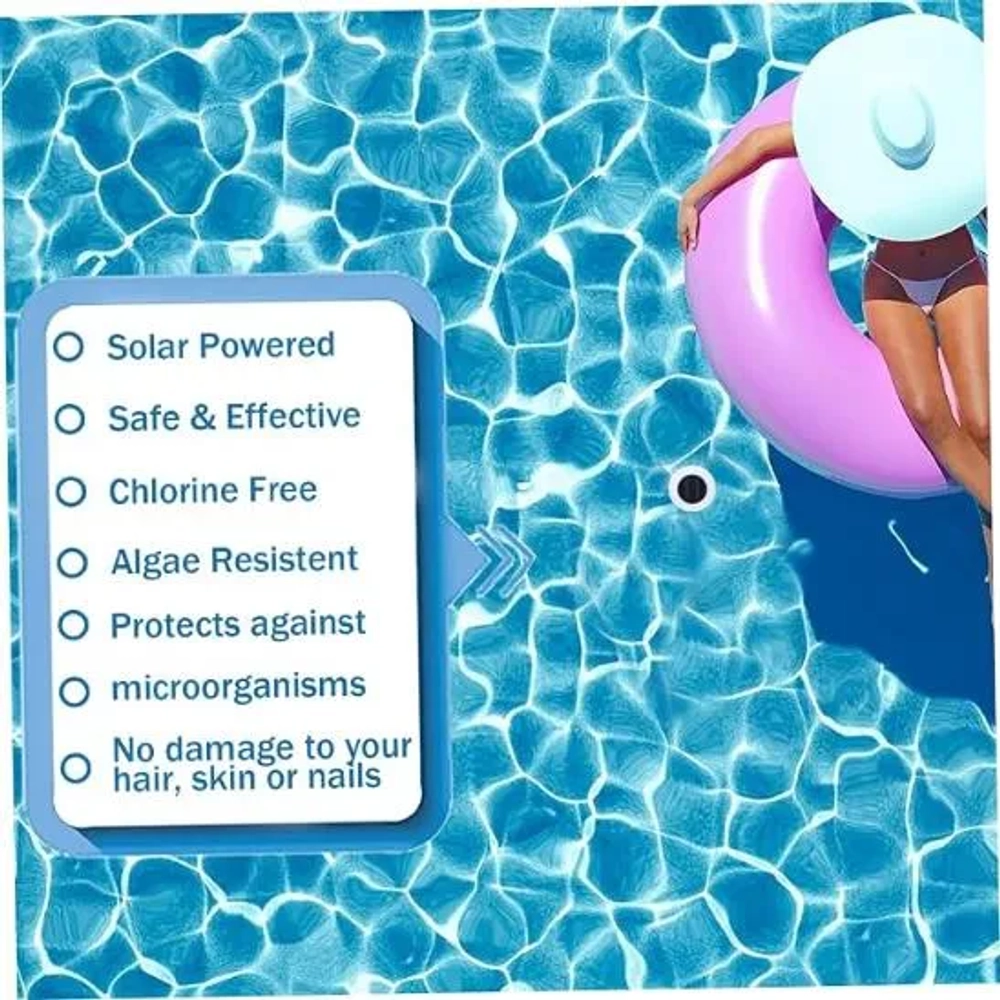 Hperu Large Capacity Solar Pool Ionizer