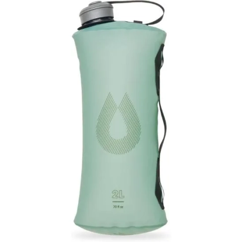 HydraPak Seeker Collapsible Camping Water Storage (2L-Sutro Green)