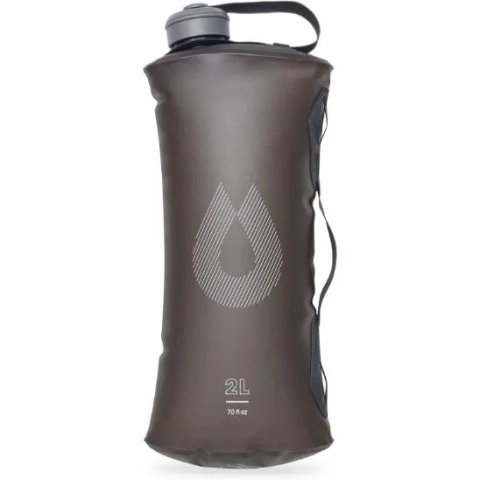HydraPak Seeker Collapsible Camping Water Storage (2L-Mammoth Grey)