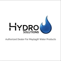 Hydro Solutions logo in McAllen and Laredo TX for authorized Maytag water treatment.