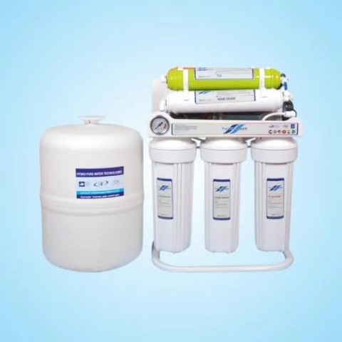 HydroPure Water Technologies multi-stage reverse osmosis system with inline nano silver filter cartridge