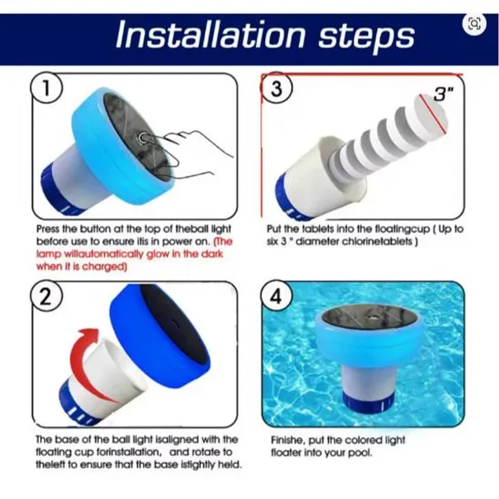 JOCESTYLE Solar Pool Ionizer