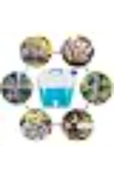 Juyouzx business logo and lifestyle overview graphic featuring portable water carriers