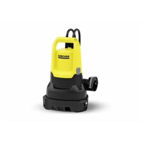 Kärcher flat suction submersible dirty water pump featuring reliable performance for draining dirty water from basements and tanks