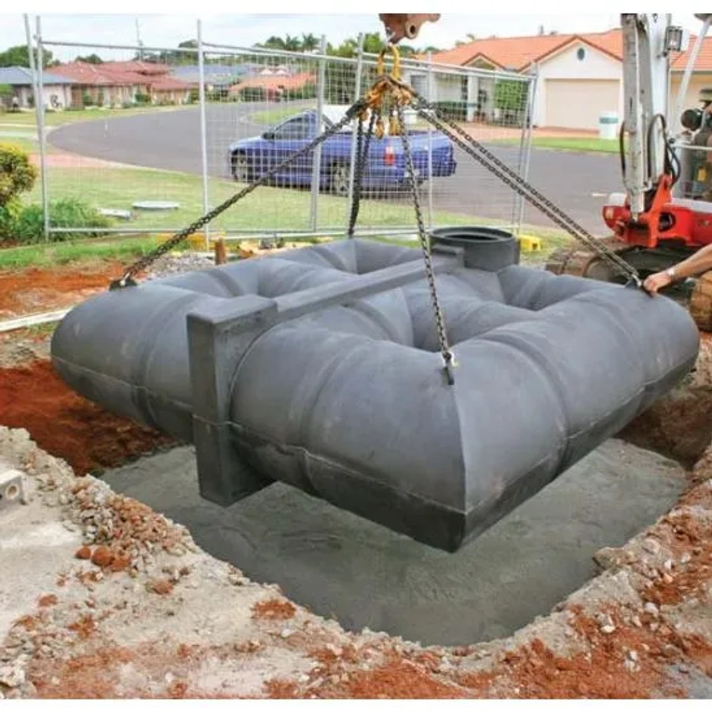 5,000L Duraplas LU5000 underground water tank with Lattice design for space-saving storage