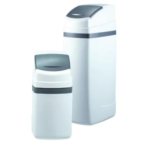 Lancaster X-Factor series water softener units for high-efficiency residential water conditioning.