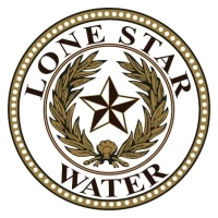 Lone Star Water logo, Houston, TX; providing residential and commercial water softener services.