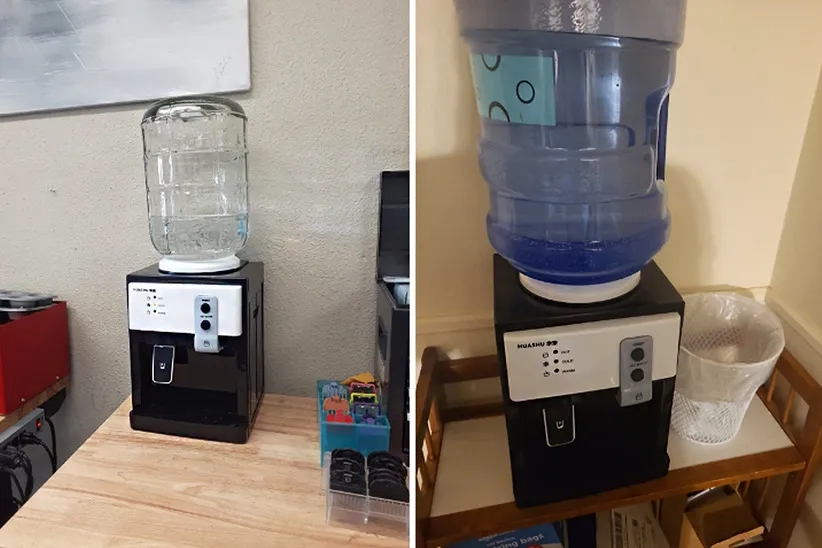 Shioucy Countertop Water Dispenser is on the table and acquires low space. 