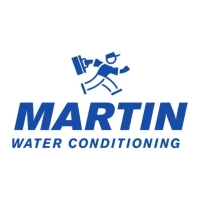 Official logo for Martin Water Conditioning in Myerstown, PA, specialists in clean water systems.