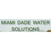 iami Dade Water Solutions logo featuring bold typography, representing professional whole-house water purification and reverse osmosis services in Miami Beach