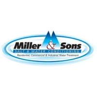 Miller & Sons Salt & Water Conditioning logo for residential and industrial water treatment services.