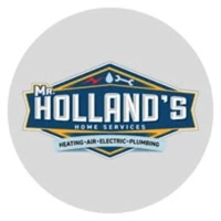 Mr. Holland's Home Services logo in Jackson, offering expert heating, AC, electric, and plumbing.