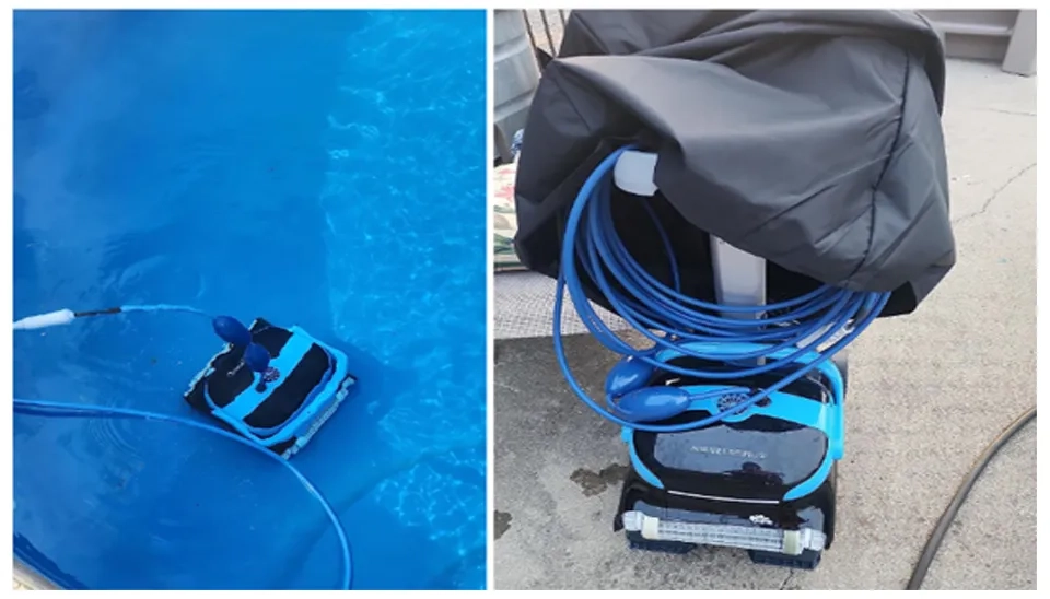 Nautilus CC Plus Pool Robot Cleaner easy to clean and use, includes a great handle, lightweight