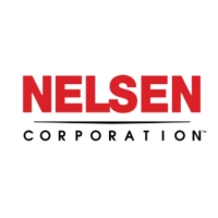 Nelsen Corporation logo featuring bold red and black typography, representing a leading manufacturer of residential and commercial water treatment systems