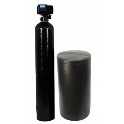 Black Ohio Valley Pure Water whole house hard water softening and filtration unit.