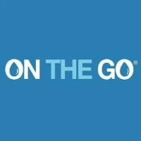 ON THE GO brand logo for water softening or filtration products, primarily blue and white.