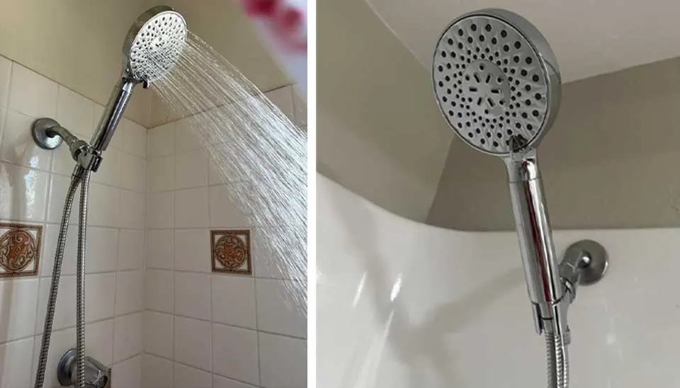 High water pressure without any leaking issue in the SR SUN RISE Filtered Shower Head.