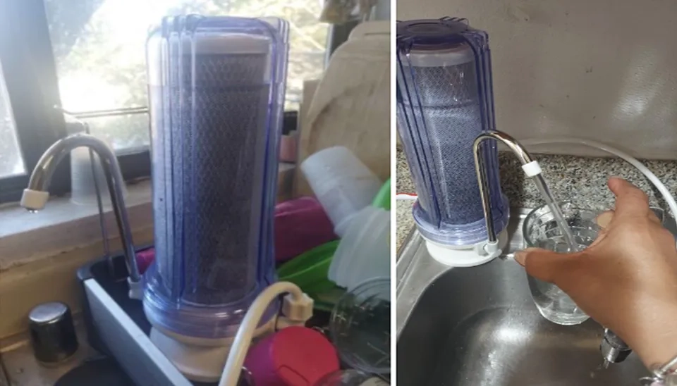 One user found Ronaqua One Stage countertop drinking water filter easy to use