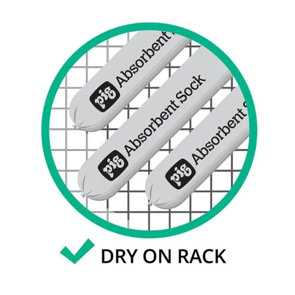 PIG Mildew-Resistant Absorbent Sock