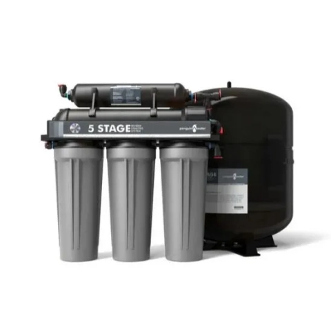 Penguin Water under-sink RO system, a reliable 5-stage water filtration and contaminant removal solution.