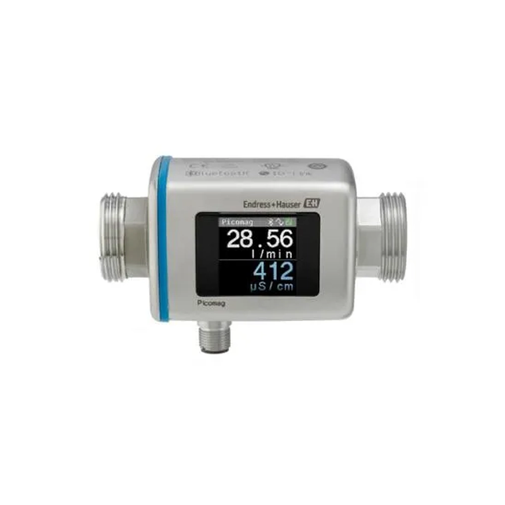 DwyerOmega Picomag Flow Meter for water-based liquids; maintenance-free sensor with easy Bluetooth setup feature. (Character Count: 119)