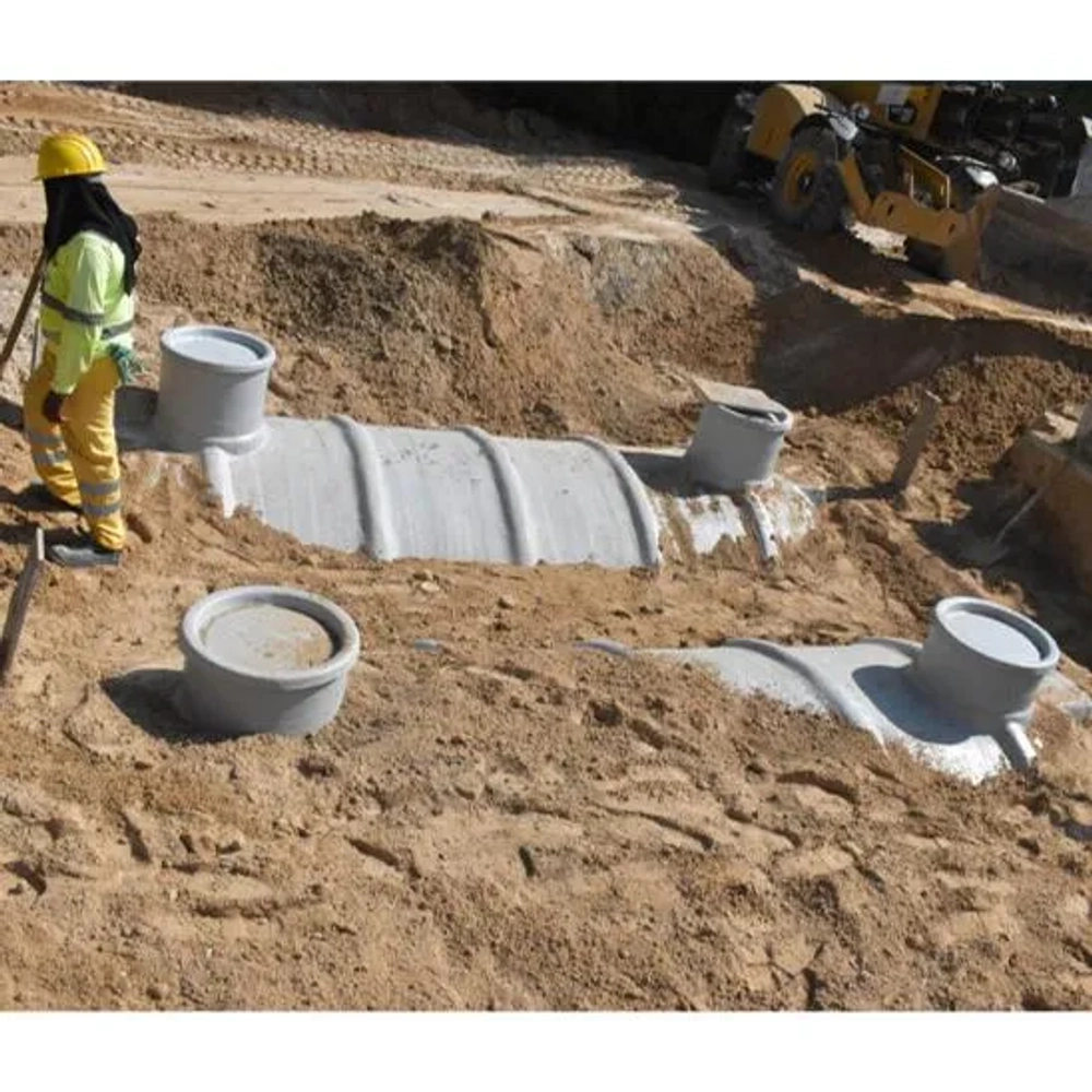 Pipeco GRP Underground Cylindrical Tank