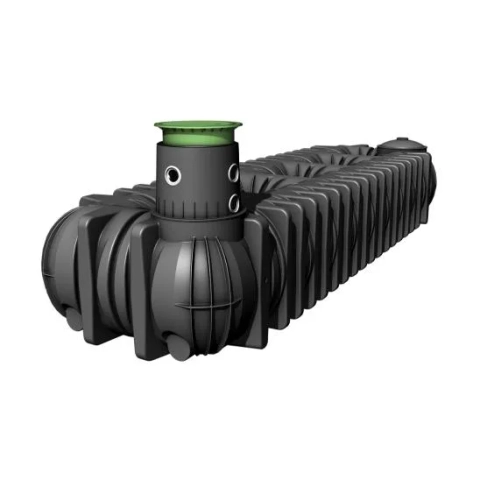 Platin XXL large-scale rainwater tank from Bluewater Tanks with 15-year warranty and DN 300 fitting.