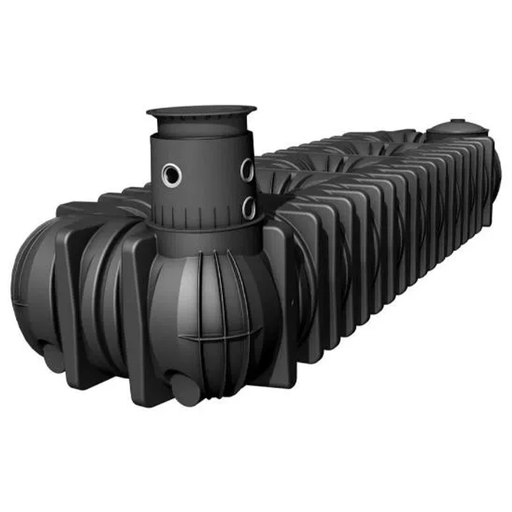 Platin XXL large-scale rainwater tank from Bluewater Tanks with 15-year warranty and DN 300 fitting.