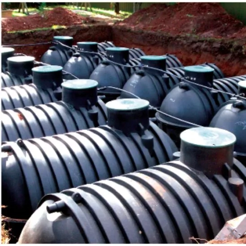 Polymaster 3300 Litre Underground Water Tank featuring FEA engineering and tamper-proof lid.
