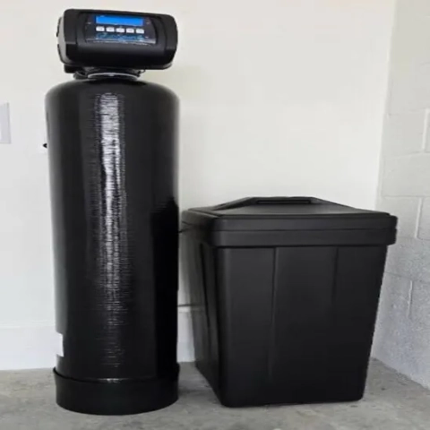 ProSoft Water high-efficiency residential water softener with a single media tank and digital valve