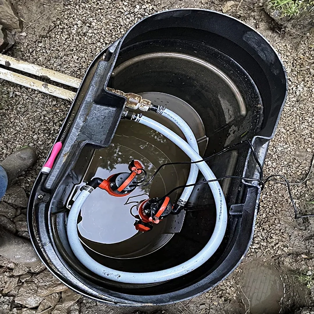 Prostormer Submersible Sump Water Pump| The water was very muddy, and this pump chewed through it without any issues.