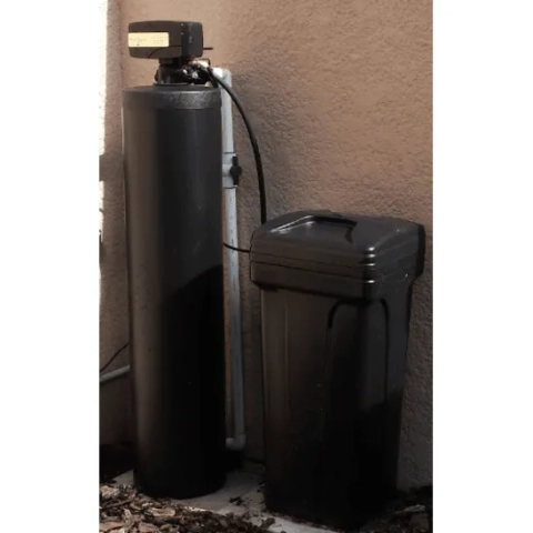 Professional residential water softener by Pure One Water designed to reduce salt and water waste