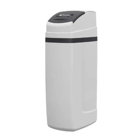 Purtec Softrol SOL30-E3, a compact volumetric water softener cabinet from Aquastream, with advanced salt efficiency.